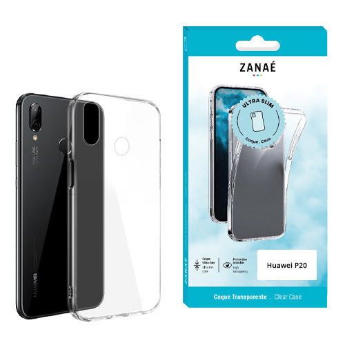 Huawei P20 Lite Schutzhülle Transparent – Ultradünnes TPU-Silikon, Kristallklar, Stoßdämpfend