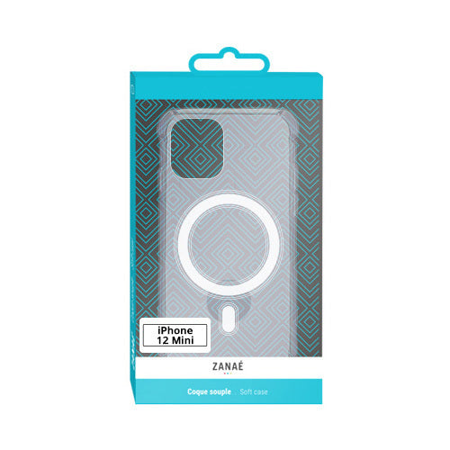 Coque Compatible MagSafe iPhone 12 Mini Transparent