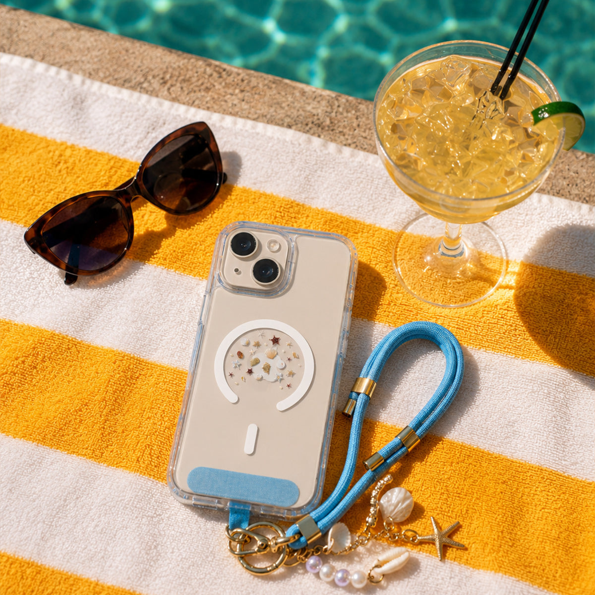Le look Aqua Escape au bord de la piscine