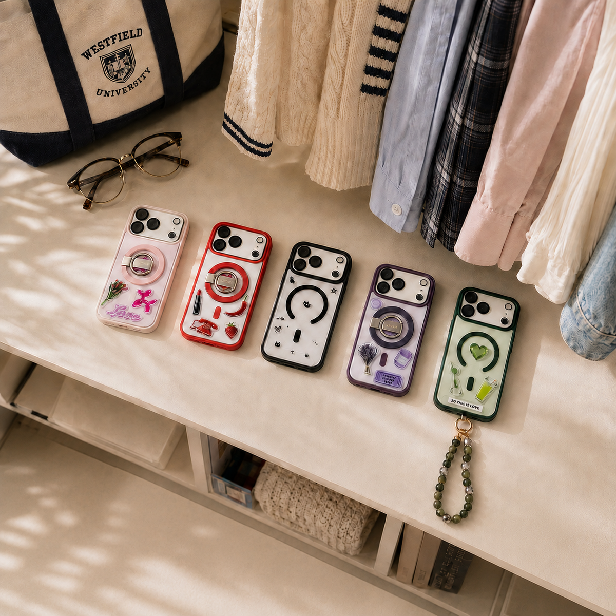 Une garde-robe infinie pour votre téléphone.
