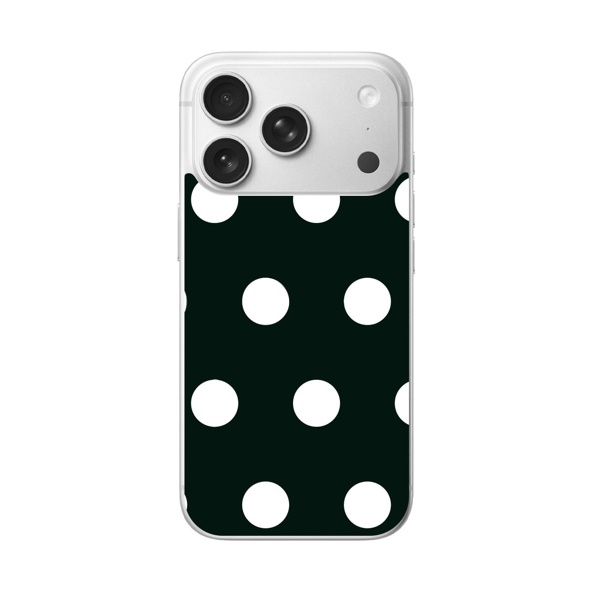 Film arrière Tendance Pois Intemporel pour iPhone 18 Pro Max — pois verts